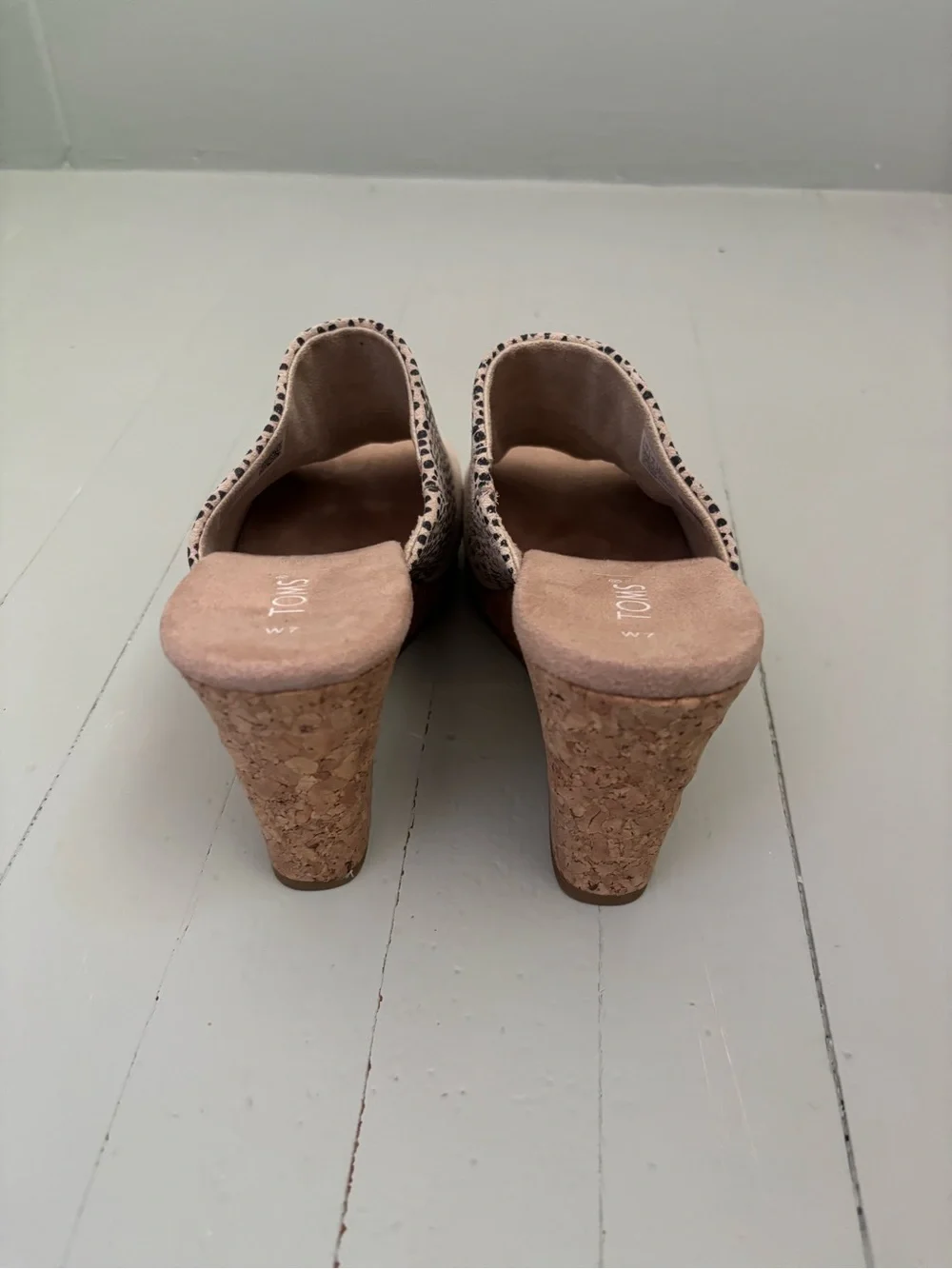 TOM’S | Monica Mule Macadamia Suede/Cheetah